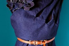 Csinger Mercédesz - Denim Couture Maxi - női maxidressz, farmer 1