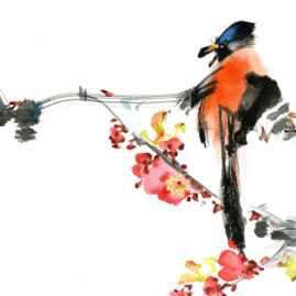 Gibárszki Judit - Madárka /Zhao Shaoang festménye után